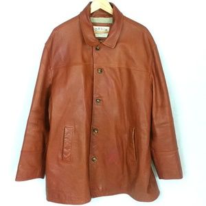 Orvis Leather Jacket XXL